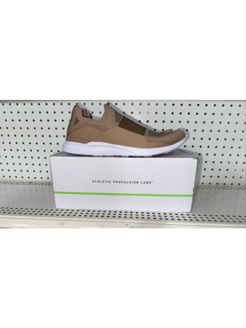 APL Techloom Bliss Mens Athletic Slip On Running Shoes Size 9.5 Brown White